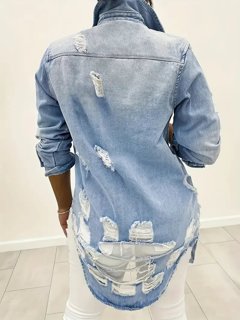 Button Down Denim Jacket